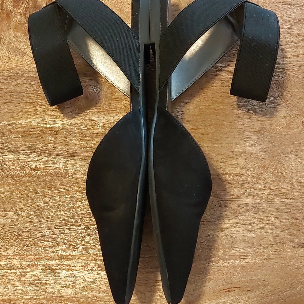 Worthington Globe Black Suede Ballet Flats - Picture 2 of 7
